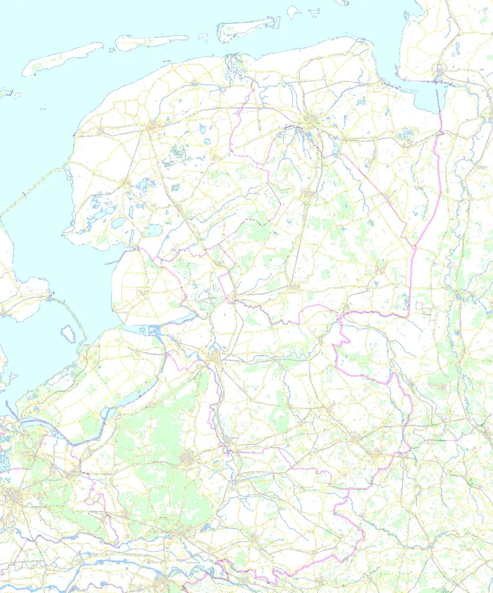 Backsteinbauwerke der Gotik/Verteilung in den östlichen Niederlanden (NL Ost)