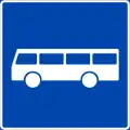 Fahrspur für Busse