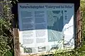 Infotafel am hessischen Teil des Naturschutzgebietes (2024)