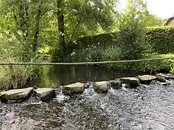 Furt durch die Wipper – nordwestl. Endpunkt des NSG bei Gogarten