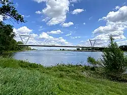 Rheinufer südl. Flughafenbrücke