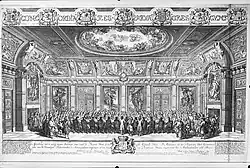 Binnenhof, Den Haag Kupferstich von Marot