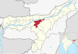 Lagekarte des Distrikts