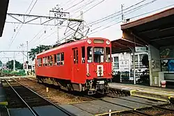 Triebwagen der Baureihe Mo 600 in Shin-Seki (1995)