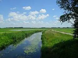 Landschaft der Großen Schüttinsel bei Veľký Meder, Okres Dunajská Streda
