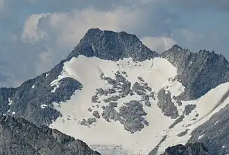 Napfspitze von Nordosten mit dem Grießbachjochkees
