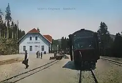 Salonwagen mit Panoramafenster der BHStB