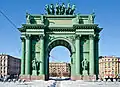 Quadriga auf dem Narva-Triumphbogen, Sankt Petersburg