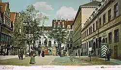 1904 – mit Stockhaus und Polizeiwache