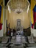 Bolívars Grab am Nationalpantheon