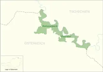 Karte des Nationalparks