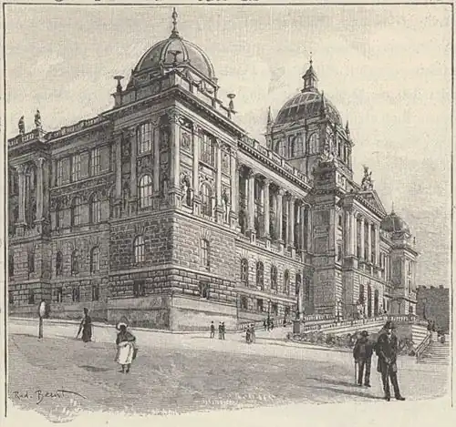 Nationalmuseum in Prag (um 1896)