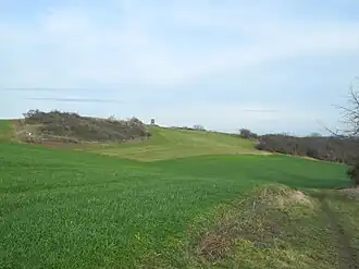 Blick auf die westliche Spornecke