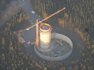 Naturstromspeicher Gaildorf im Bau (Februar 2017)