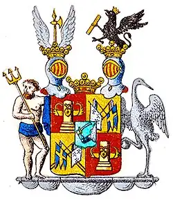 Wappen der Freiherrlichen Familie Nauckhoff