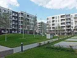 Stadtvillen um den Innenhof