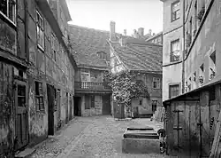 Ein Hof im Naundörfchen um 1890