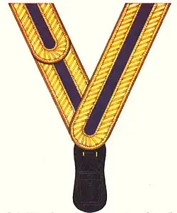 Trageschärpe für landgestützte Marine-Verbände („normale“ Ausführung)