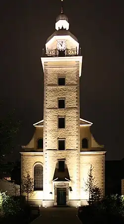Neanderkirche bei Nacht