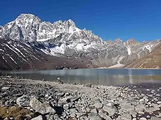 Pharilapcha über dem Gokyo-See