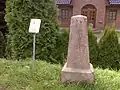 Mecklenburg-Schweriner Meilen­stein in Neu Degtow, Mecklenburg-Vorpommern