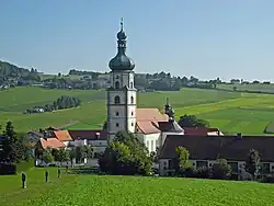 Westansicht der Wallfahrtskirche