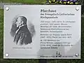 Gedenktafel am Pfarrhaus in Neustadt