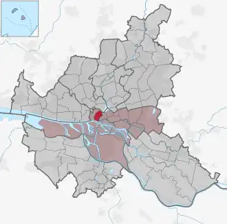 Lage in Hamburg