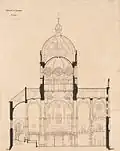 Bauplan der Neuen Synagoge
