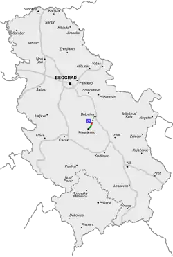 Verlauf des Brzi put 24