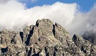 Gipfel des Nez Perce Peak von Südwesten