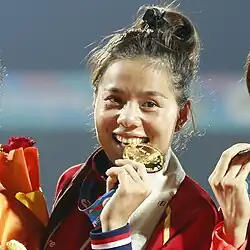 Nguyễn Thị Huyền – ausgeschieden als Siebte des fünften Vorlaufs