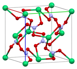 Kristallstruktur von Nickel(II)-nitrat