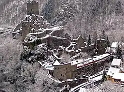 Die Niederburg im Winter
