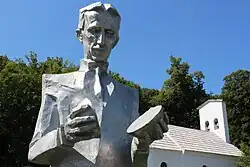 Statue in Smiljan (Kroatien)