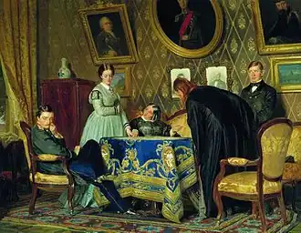 Das Mündel (russisch Воспитанница, 1867) Staatliche Tretjakow-Galerie, Moskau