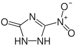 Strukturformel von Nitrotriazolon