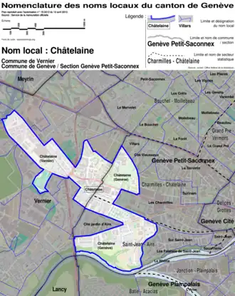 Karte von Le Petit-Saconnex