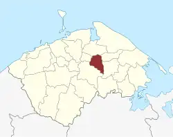 Lage des Uggerslev Sogn in der Nordfyns Kommune