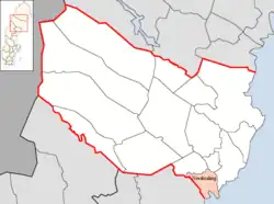 Lage der Gemeinde Nordmaling