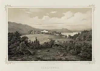 Ansicht von Jarlsberg (um 1848)