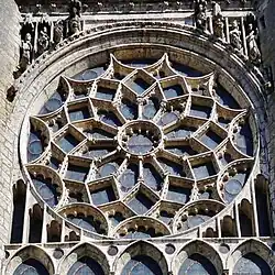 Rose am Nordquerhaus, 1230–1240