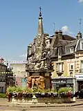 Dauphin-Brunnen an der Place Bertrand-Labarre