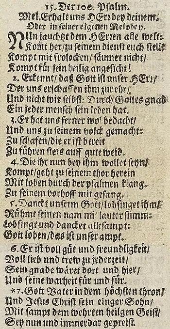 Nun jauchzt dem Herren, alle Welt (1672)