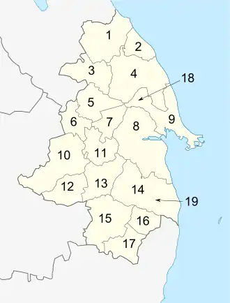 Kirchspiele der Kommune