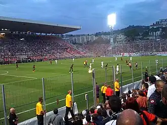 Letztes internationales Spiel im Stade du Ray am 29. August 2013 zwischen dem OGC Nizza und Apollon Limassol