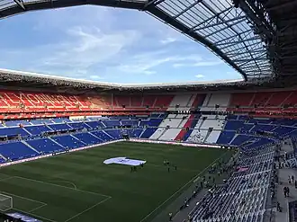 Innenansicht des Stadions (2019)