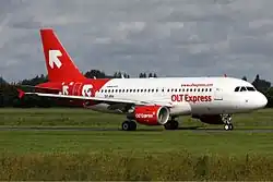 Airbus A319-100 der OLT Express Poland