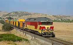 Diesellokomotive der Baureihe DF 100 der ONCF (Marokko)