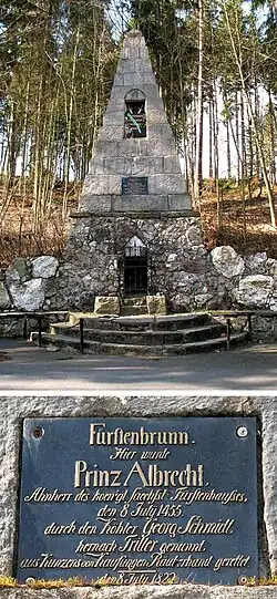 Denkmal zu Ehren der Befreiung Albrechts